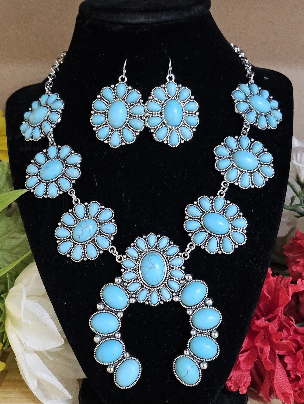💥Hoseshoe Western Style Necklace & Earrings Set